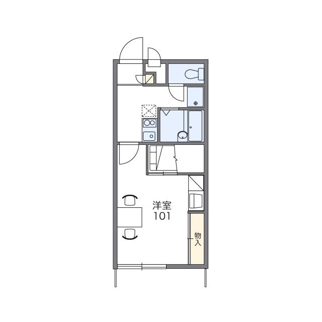 間取り図 レオパレスメルベーユ