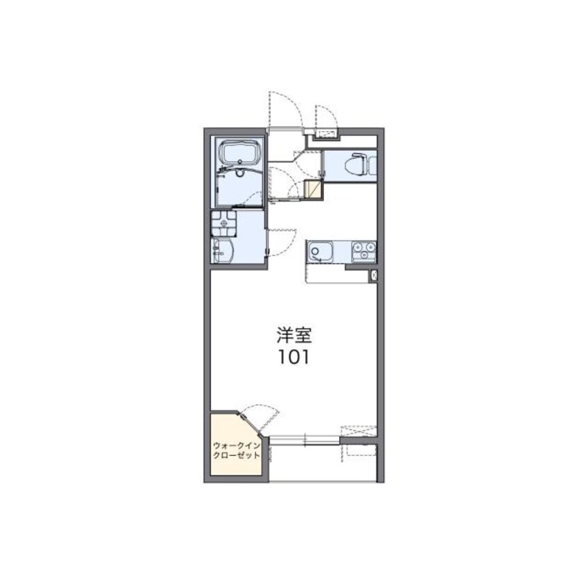 間取図 レオネクストＢフリーゼ