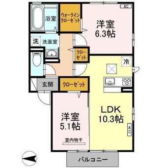 間取図 D-roomモンテ