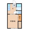 藤井ハイツＡ 1Kの間取り