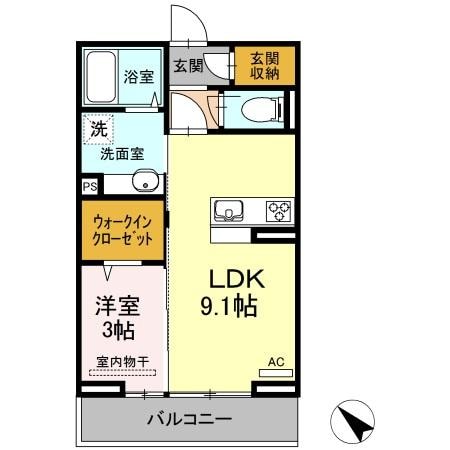 間取り図 プレサーブ日の出Ⅱ