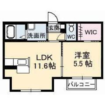 間取図 シャーメゾンヤナイＣ