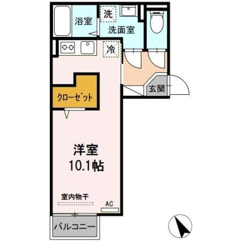 間取図 ブランネージュ理科大前