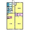 レトアフィオーレ 2LDKの間取り