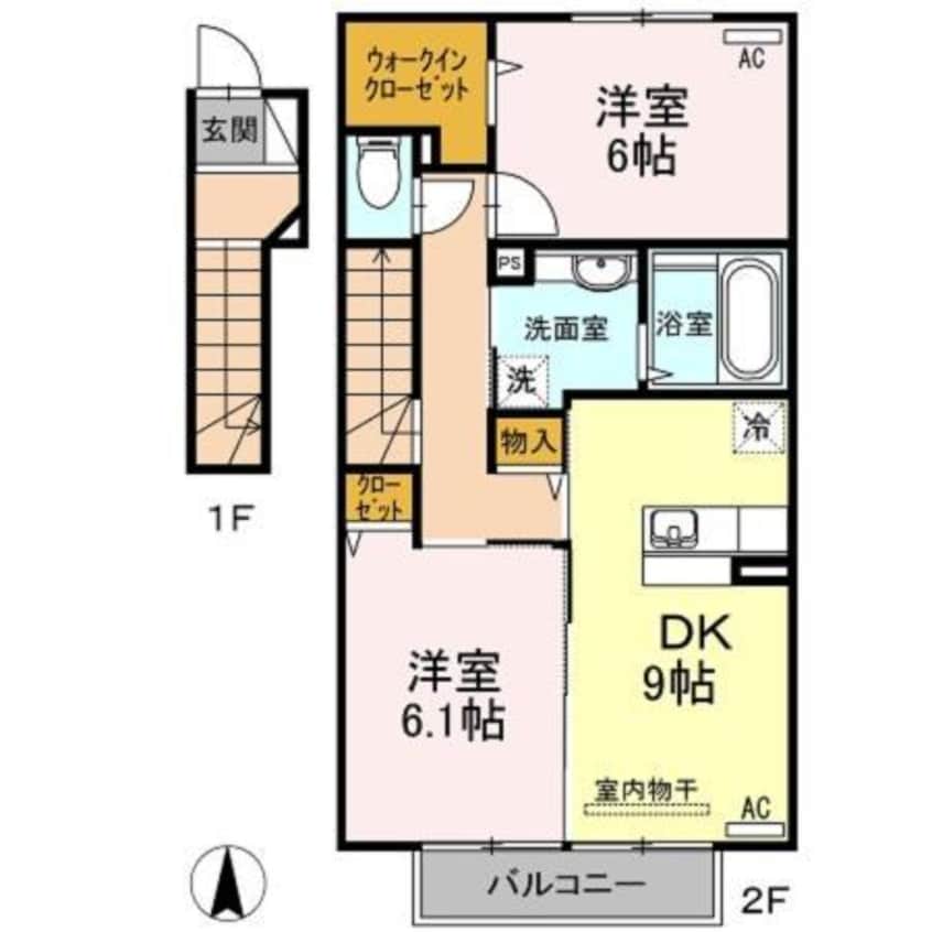 間取図 ダルメシアン　ハウス