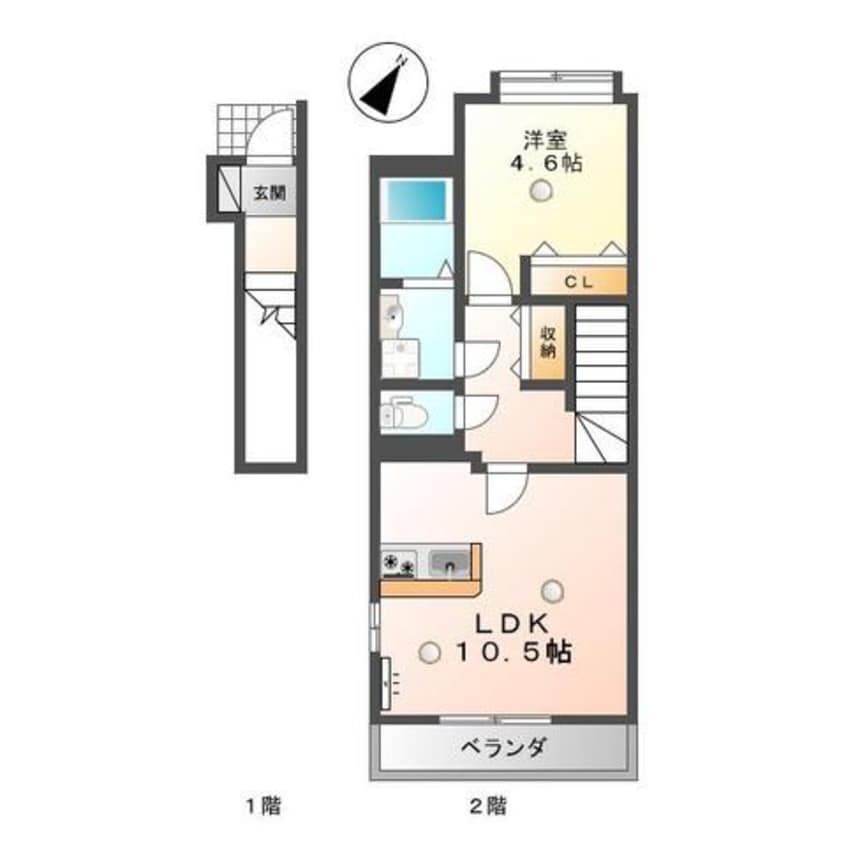 間取図 ｃｈｅｒｒｙ・ｂｌｏｓｓｏｍⅡ
