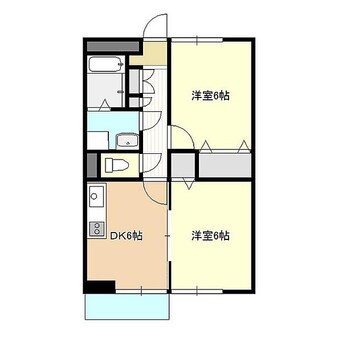 間取図 ビレッジ沖の田