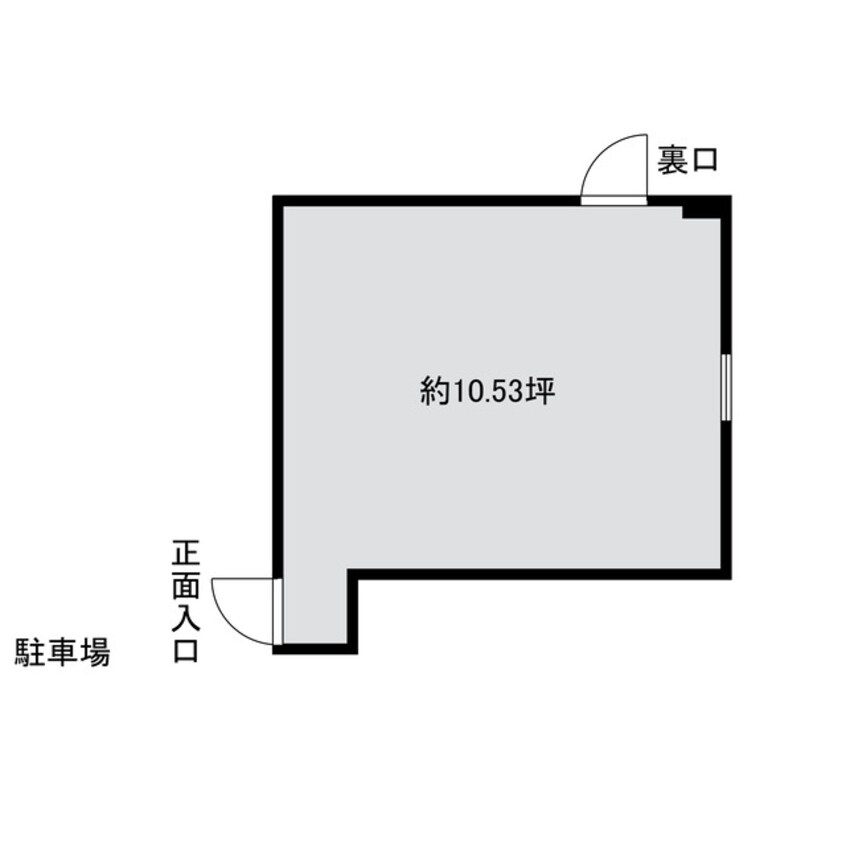 間取図 日の出1丁目貸店舗