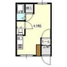 ムラサキハイツ1 1Rの間取り