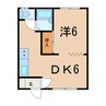 コーポミニオン 1DKの間取り