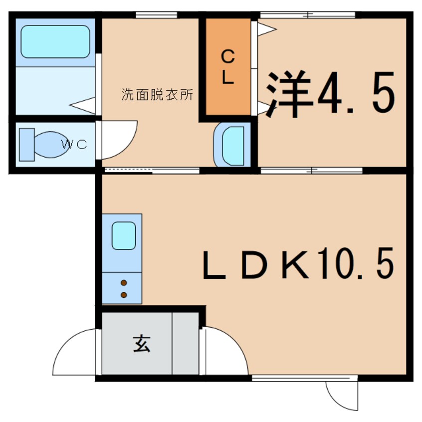 間取図 ハビット1