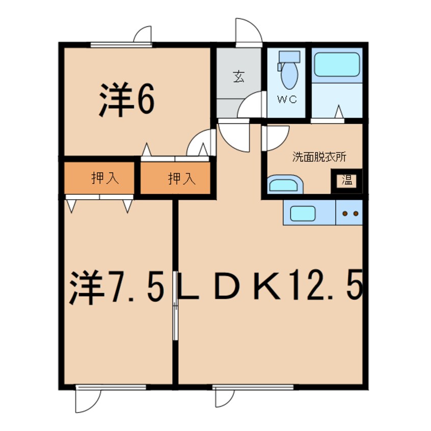 間取図 サンシャインハイツ