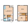 グランマレ2 2LDKの間取り