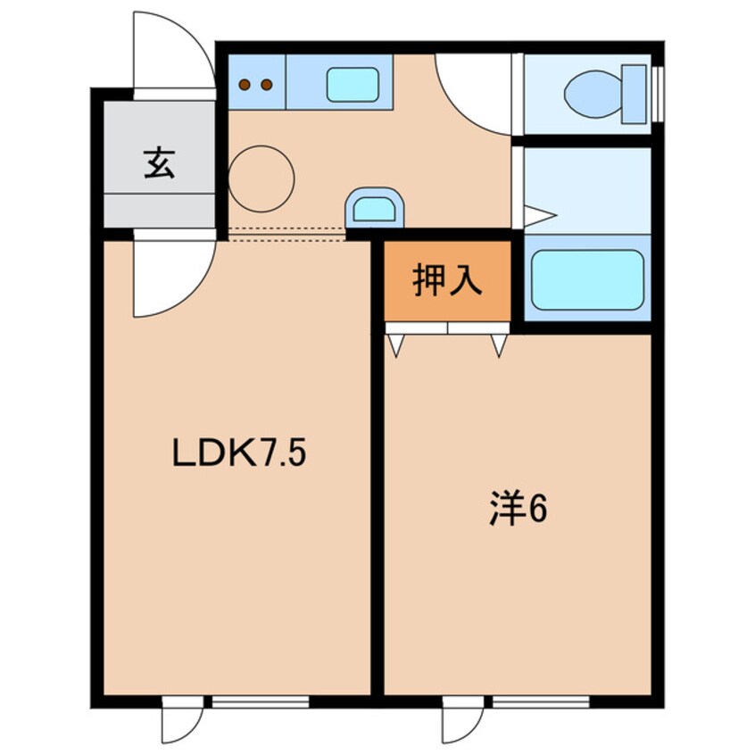 間取図 アプリコット