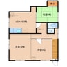 みやび美容室２階 3LDKの間取り