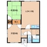 今田マンション 2LDKの間取り