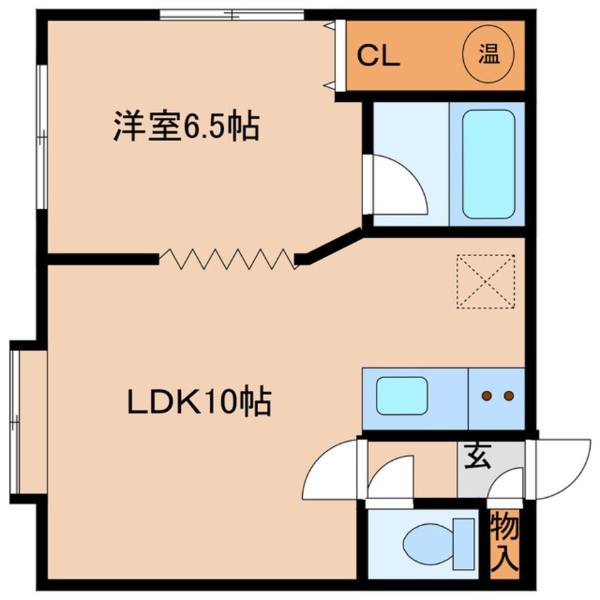 間取図 ラポートハイツ