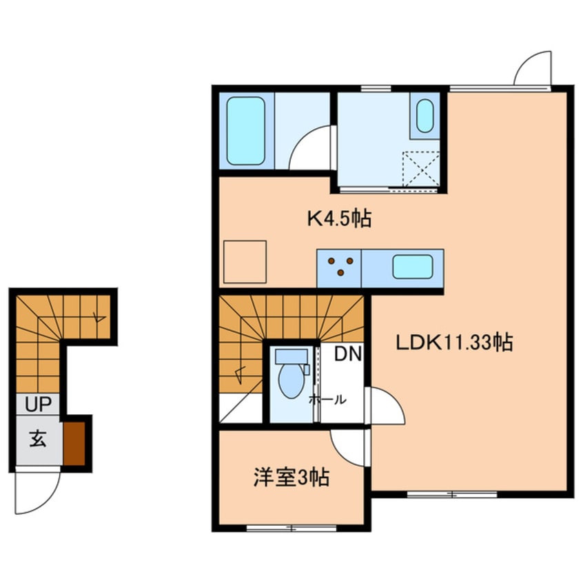 間取図 ポテト3