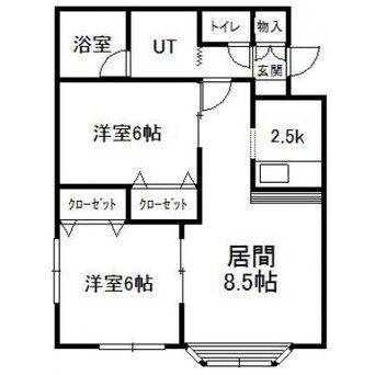 間取図 コムフォート1