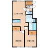 URBAN　HILLS 2LDKの間取り