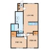 エコA 2LDKの間取り