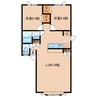 ベテル 2LDKの間取り