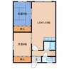 エルムハイツ 2LDKの間取り