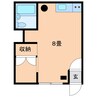 ラベンダーハイツ 1Rの間取り