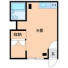 ラベンダーハイツ 1Rの間取り