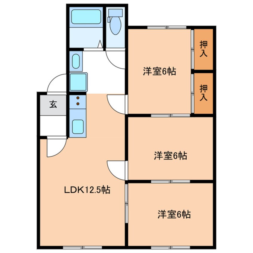 間取図 ファミリーハイツ