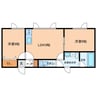 あっとほーむ3 2LDKの間取り