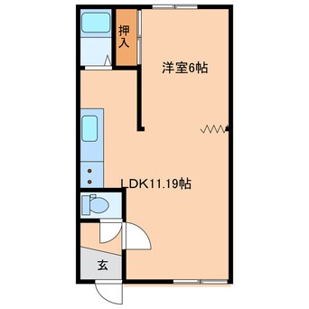 間取図 テルメハイツA