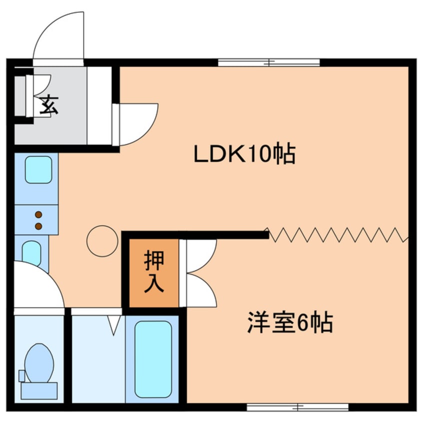 間取図 ハイツ　ありこべーる
