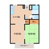 フジミハイツ 2DKの間取り