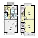 Ｓ・Ｋ・Ｋ桜川ハイツ　伍番館の間取図