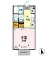 メゾンフィトンチットII 1Kの間取り