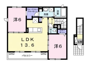 間取図 カンピオーネ・フジIII