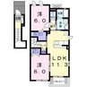 Ｓｏｕｔｈｅｒｎ　ｃｒｏｓｓＡ 2LDKの間取り