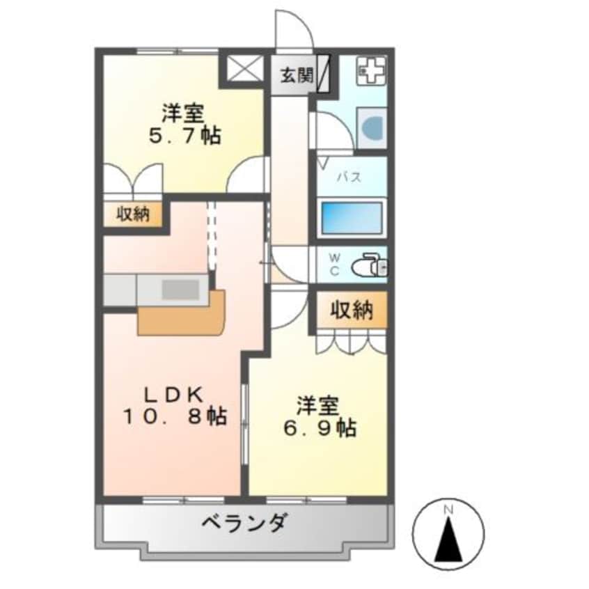 間取図 サンクチュアリ　III