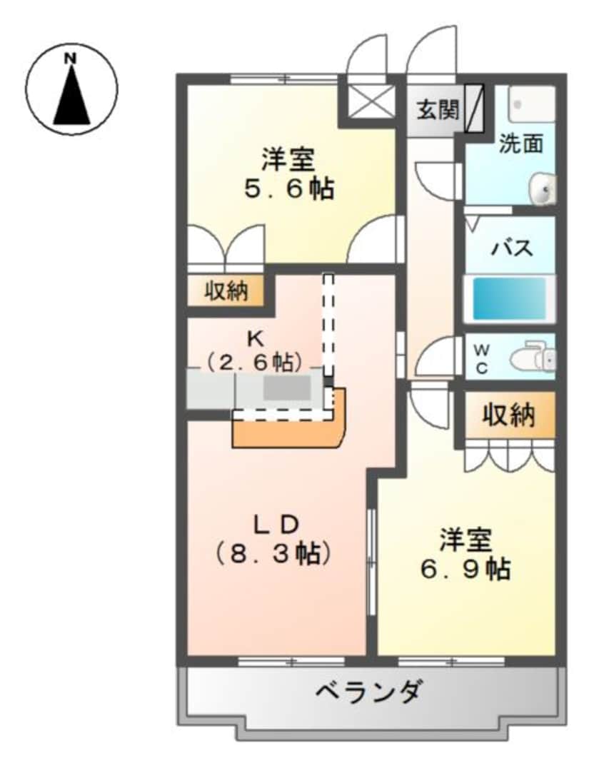 間取図 サンクチュアリ　III