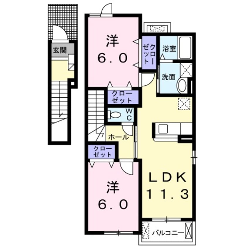 間取図 ソラボレＡ