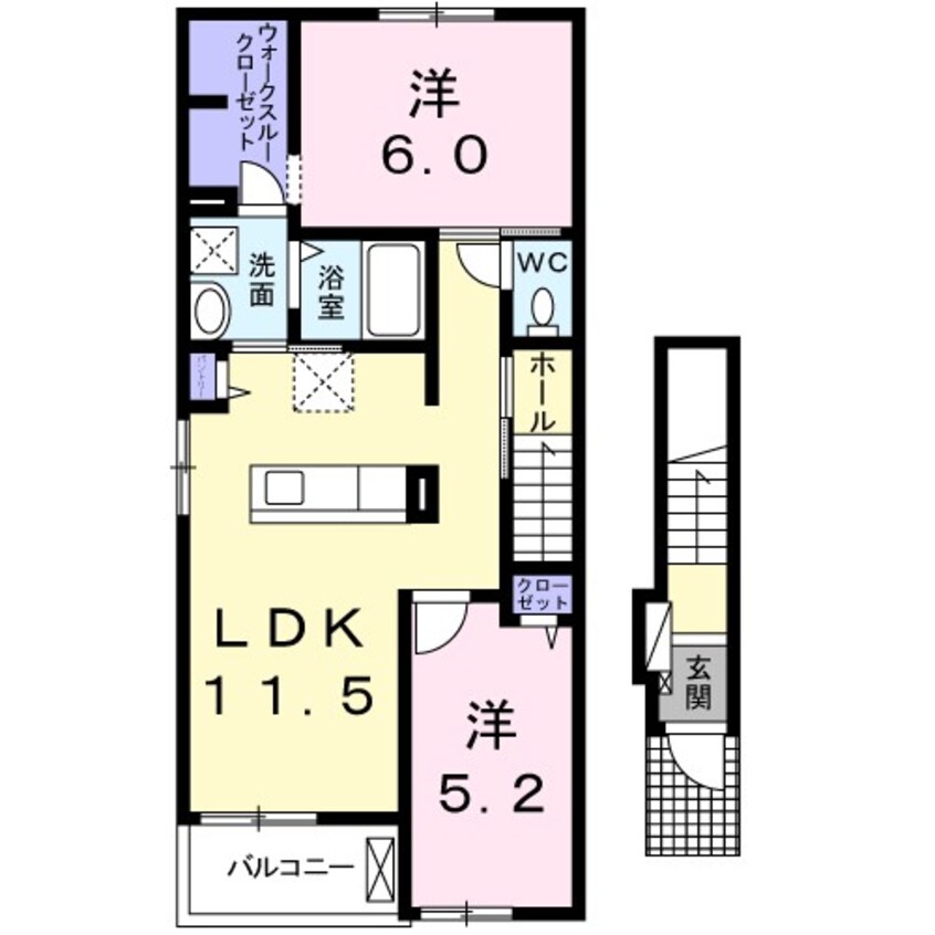 間取図 ジェルメ・グラン