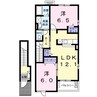 フォレストハウス 2LDKの間取り