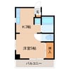 サンライズこーまち 1Rの間取り