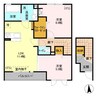 クローバー 2LDKの間取り