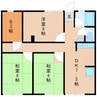 グランメゾン岡芹 3DK+Sの間取り