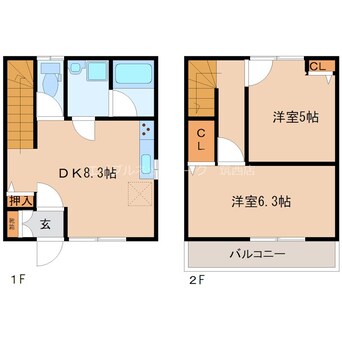 間取図 サンイースト一本松