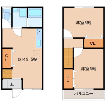 間取図 サンイースト一本松