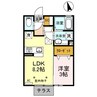 さくらB 1LDKの間取り