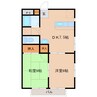My City Life32番館 2DKの間取り